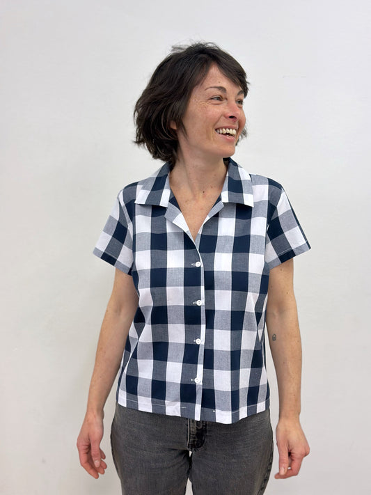 Camisa de quadres negres i blancs