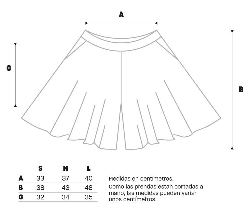 Faldilla pantaló curt negre