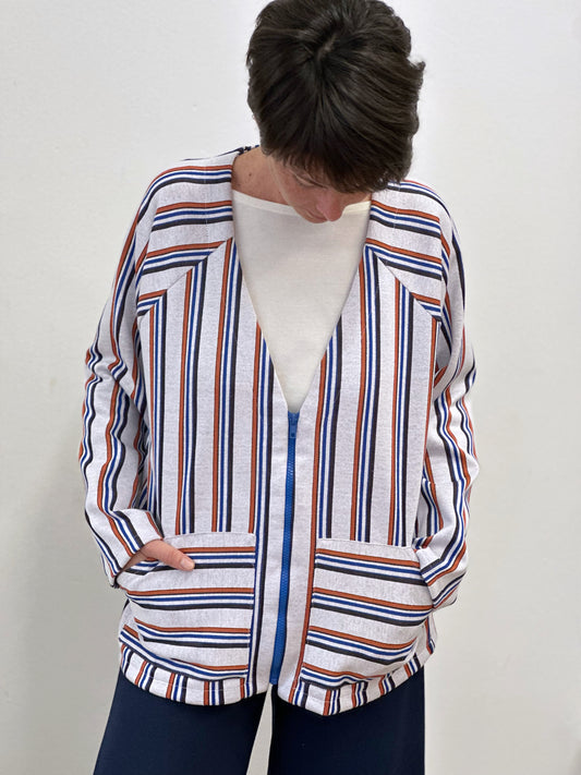 Dessuadora unisex de ratlles