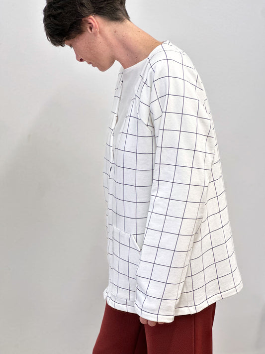 Dessuadora unisex de quadres