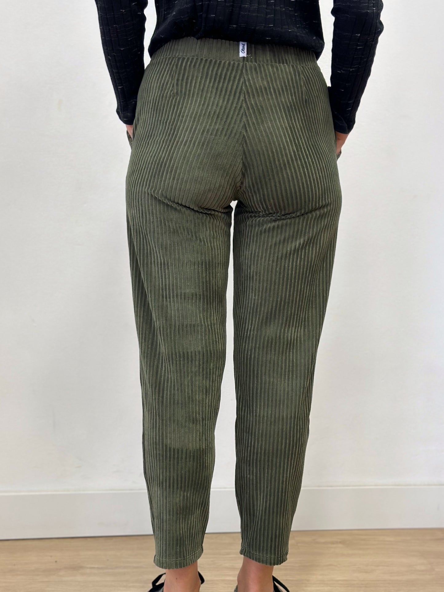 Pantalons de pana verds