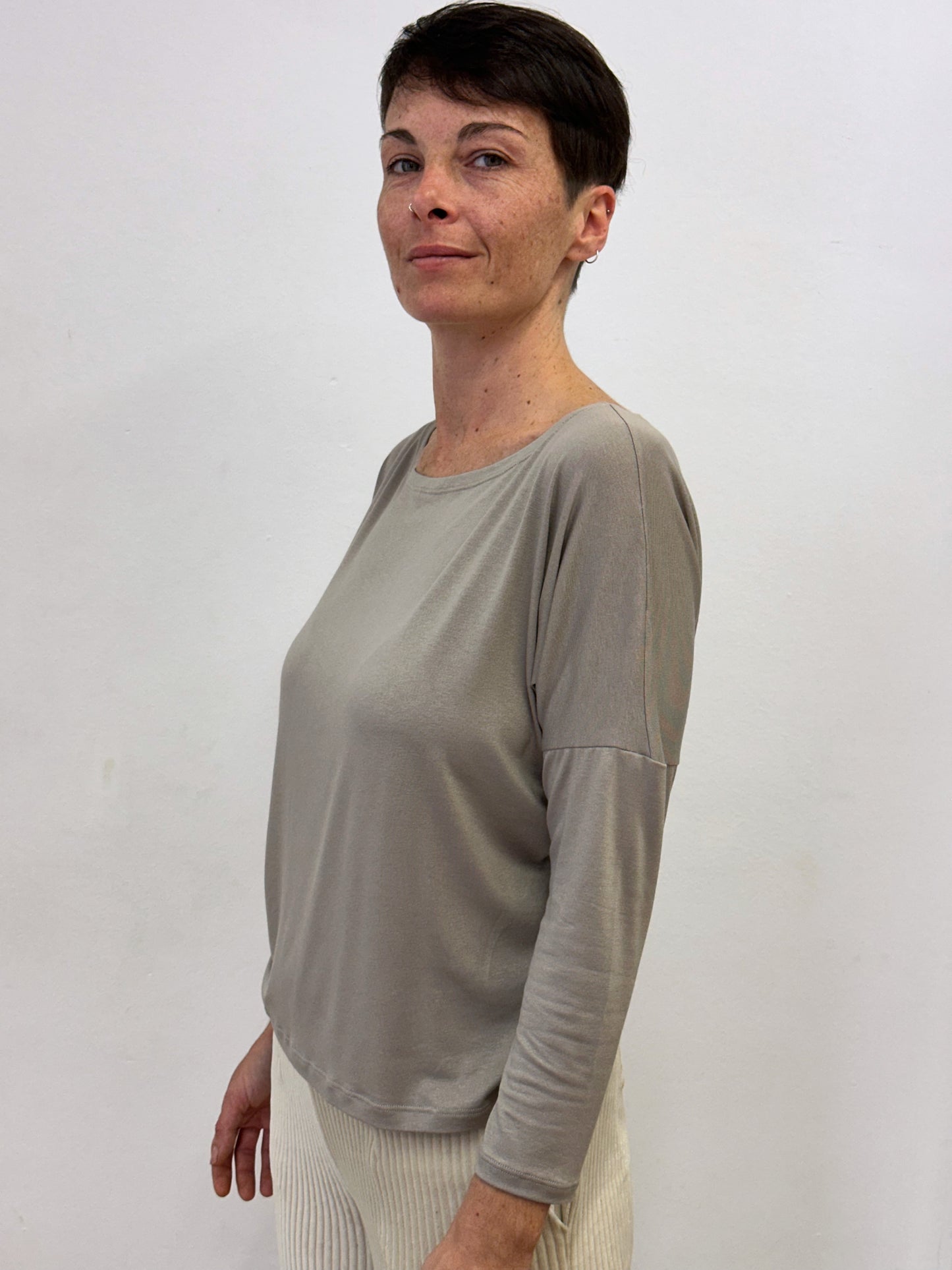 Samarreta bàsica beige