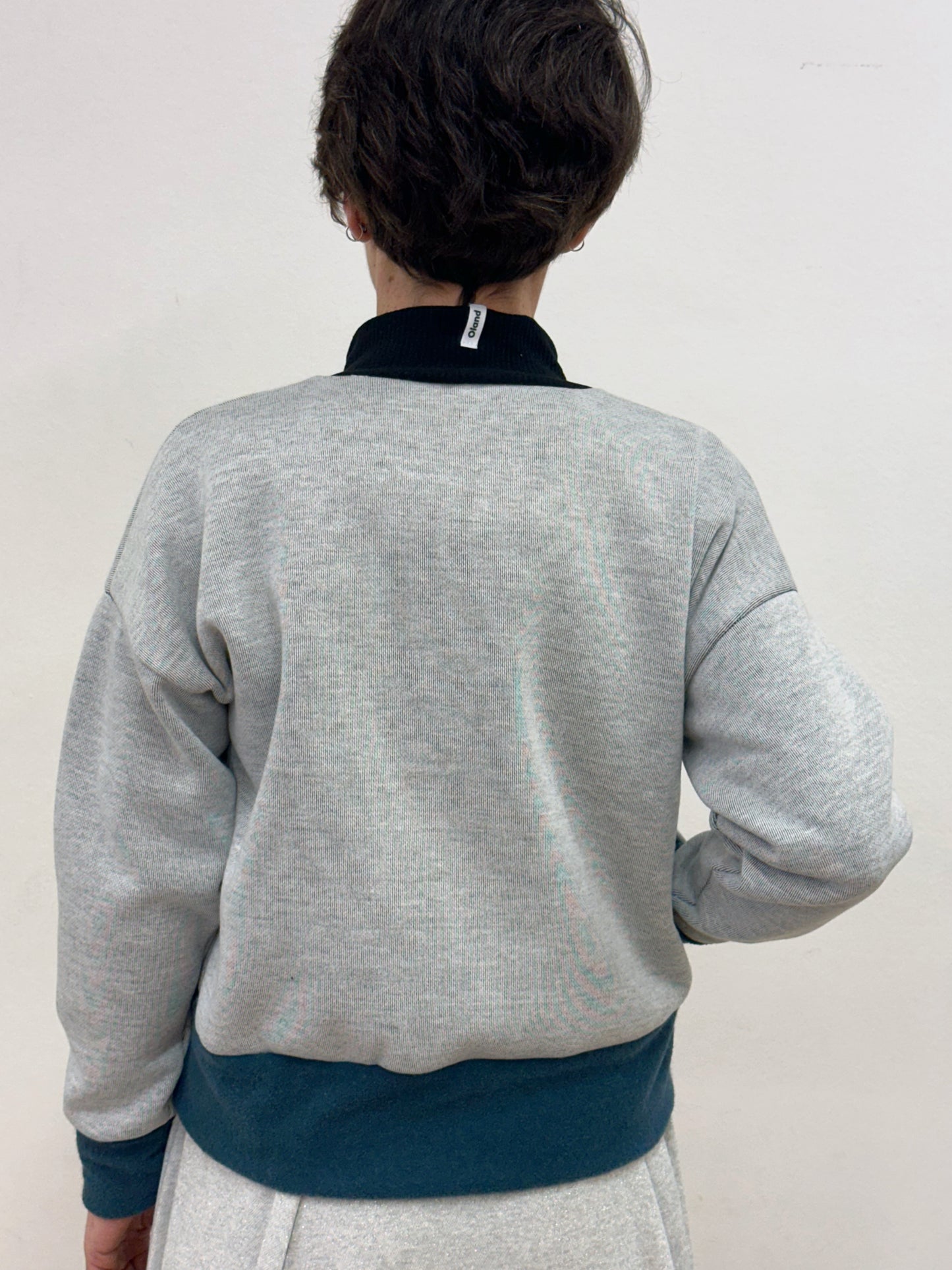 Jaqueta gruixuda grisa