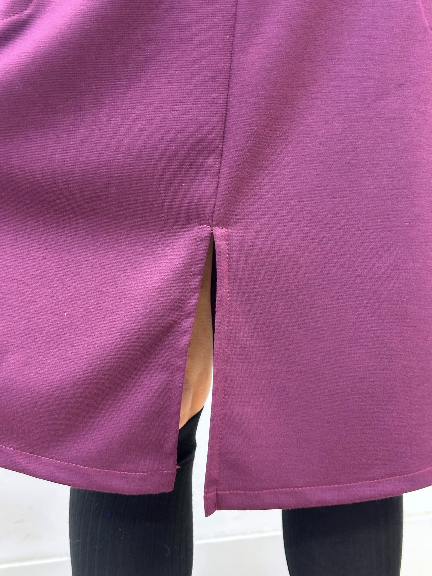 Faldilla amb tall central lila