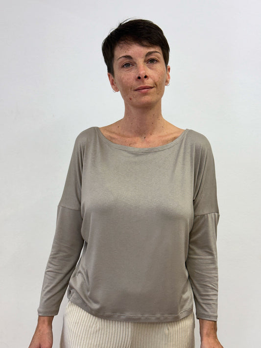 Samarreta bàsica beige
