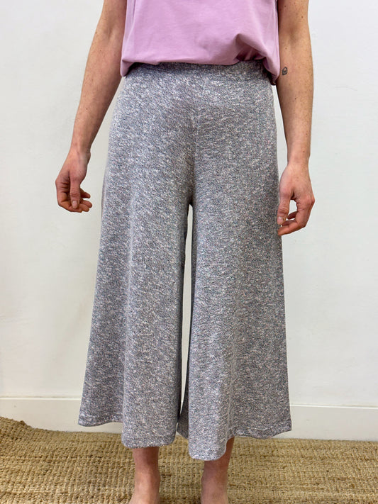 Pantalons amples blanc i blau xispejat