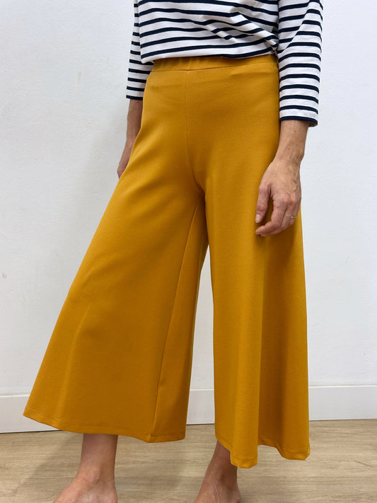 Pantalons amples mostassa