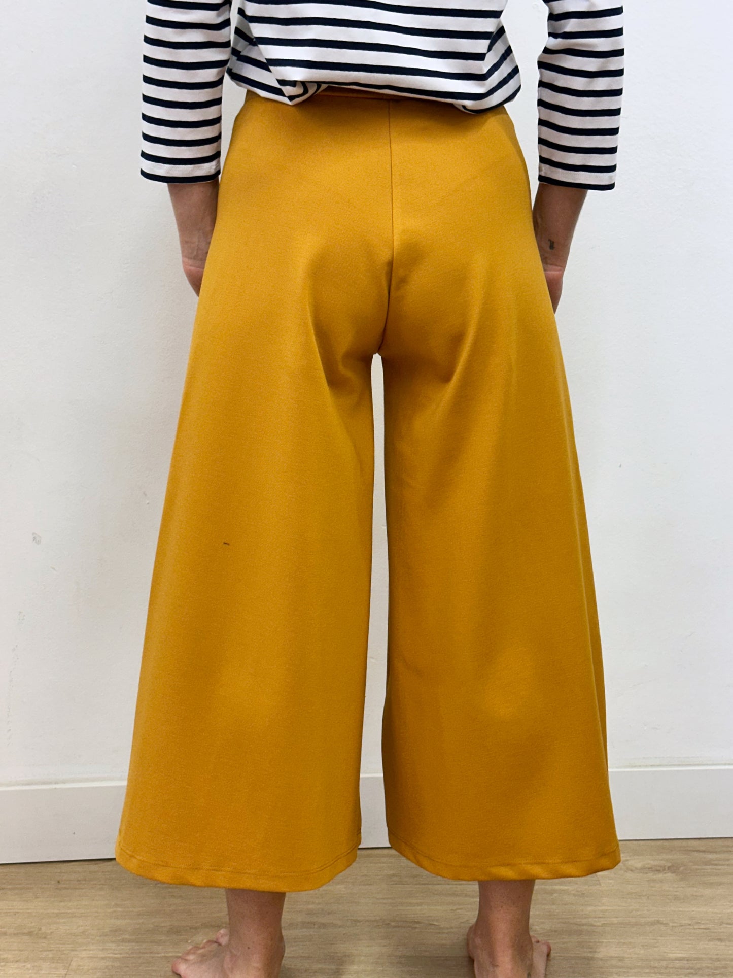Pantalons amples mostassa