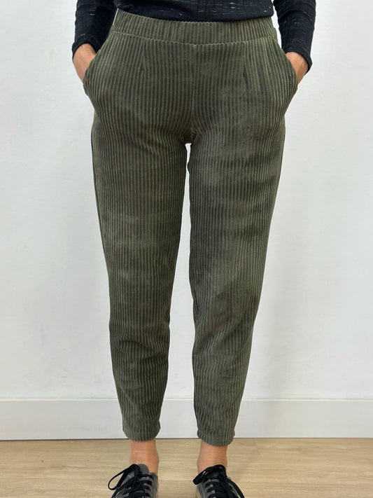 Pantalons de pana verds