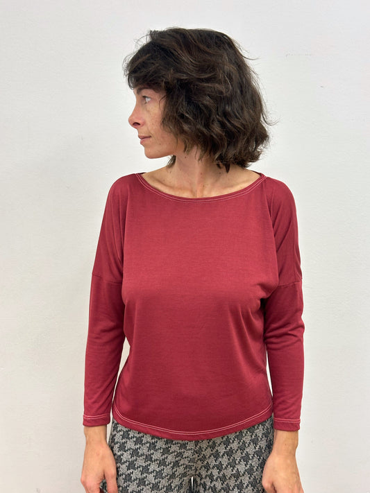 Samarreta bàsica morada