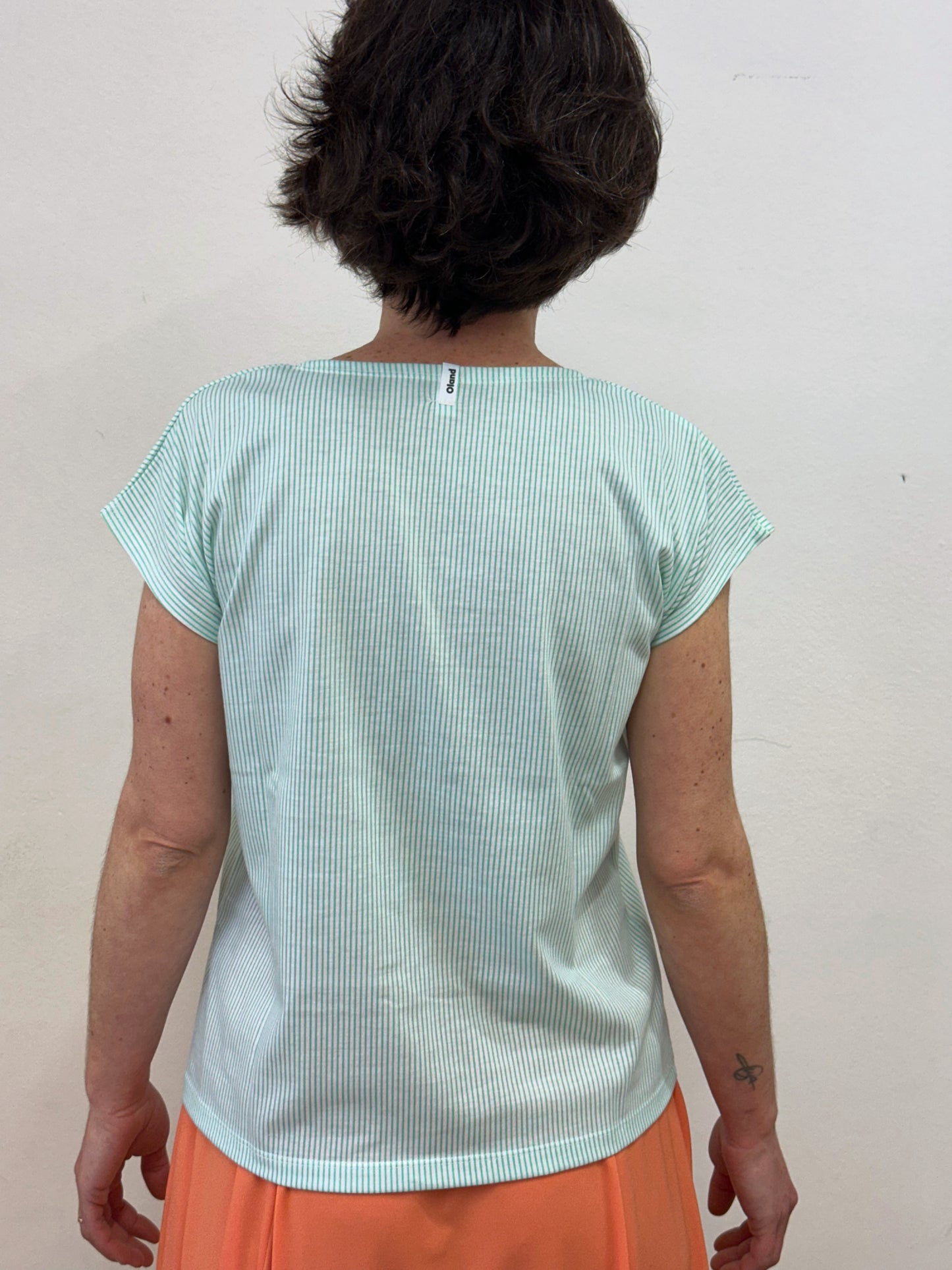 Samarreta gos ratlletes verdes